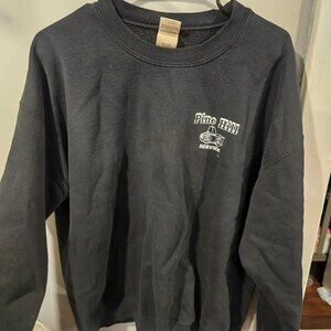 Gildan Heavy Blend Sweater Men Size XL Gray Long Sleeves Crew Neck